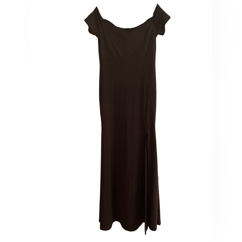 Black off the shoulder Formal Evening Gown Size XL